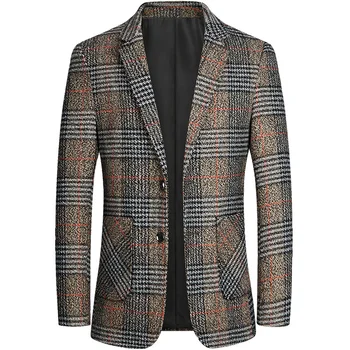 Пролетно-есенен костюм 2024, мъжки бизнес ежедневие, малко Корейската версия, тенденция палто, единична тънка риза в западен стил