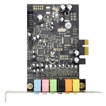 Звукова карта PCIe 7.1 CH, стереофоничен съраунд звук, PCI-E, вграден 7.1-канален аудио система CM8828