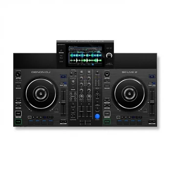Лятна 50% отстъпка ГОРЕЩИ ПРОДАЖБА Самостоятелен DJ контролер Denon DJ SC Live 2 със слушалки HP1100