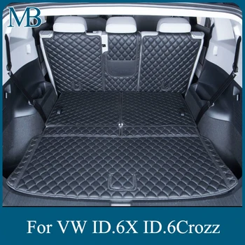 Подложка за Багажник на Автомобил VW Volkswagen ID.6X ID.6 Crozz 2022 2023 2024 аксесоари за автомобили Непромокаема Подложка за Задното Товарно Подложка