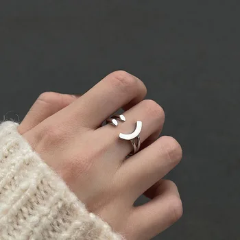 За да създадете пръстен с улыбающимся лице, Напреднал пръстен Metal Sense за жени, ръчна изработка