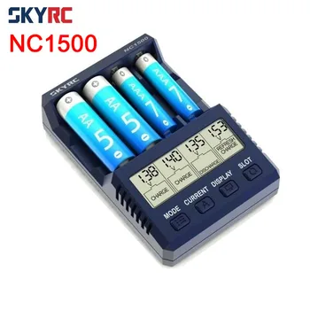 SKYRC NC1500 5V 2.1 A 50mA 4 Слота LCD Дисплей AA / AAA Зарядно Устройство и анализатор NiMH-акумулаторни Батерии и Зарядно Устройство, ще се Освободи и се актуализира