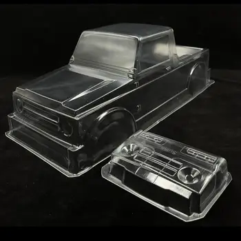 Рамка на купето радиоуправляемого пикап Резервен прозрачна рамка на колесната база 1/10 313 мм за пикап модели SCX10, радиоуправляеми автомобили, аксесоари 