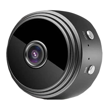 Безжична мини камера, Wi-Fi ABGZ-Hd 1080P с микрокамерой за домашна сигурност, аудиомагнитофон, камера за нощно виждане Micro-Cam
