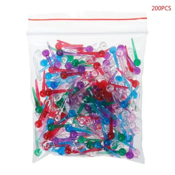 200 бр. пластмасови безопасни игли, с бутоните за шивашки шалове, офиси шивачи, Совалка