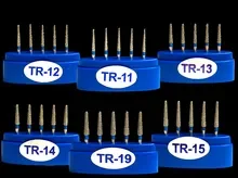 100 бр./компл. Стоматологични Диамантени боракс серията FG TR TR-11, TR-12, TR-13, TR-14, TR-15 TR-19