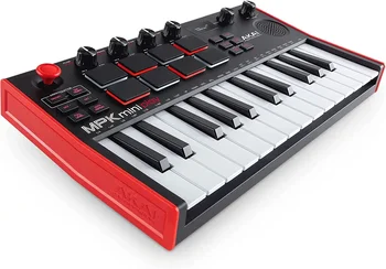 Лятна 50% отстъпка от цената на MIDI контролер клавиатура AKAI Professional MPK Mini Play MK3
