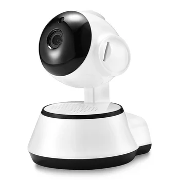Домашна Безжична IP камера HD 720P инфрачервено нощно виждане с дистанционно управление, Двупосочна гласова домофон, алармена система за откриване на движение