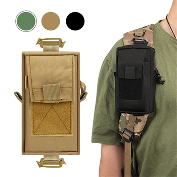 Чанта EDC Molle, поясная чанта, многофункционален калъф за мобилен телефон, калъф за къмпинг, лов, първа помощ, чанта EDC