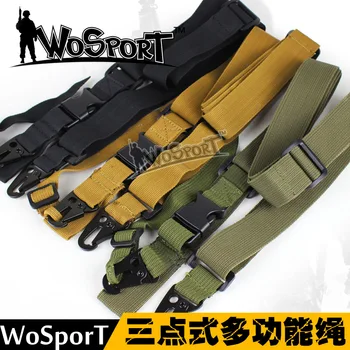 WoSporT CS Outdoor sports, наклонен на раменната быстросъемный пистолет, веревочная камера с трехточечной многофункционален въже