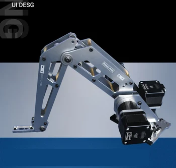 Най-новият 3-axial роботизирана ръка, шагающая роботизирана ръка, модел на индустриален робот от утолщенного алуминиева сплав, многоосевой робот