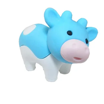 Kawaii Cow Гума, гума за момчето-кравите, най-добрата колекция от каучук ластиков, цвят избрани на случаен принцип MOQ 1 бр. за комплект
