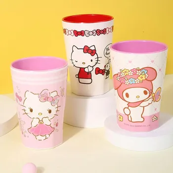 Sanrio Hello Kitty Melody Чаша За Напитки, Чаша за Четка За зъби Мультяшные Детски Чаши За Изплакване на устата 310 mm Висококачествена Чаша За напитки Срещу падане