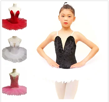 Балетна пола-пакетче, Кадифе върхове За деца, Танцови костюми за възрастни, Дамско Марлевое рокля 