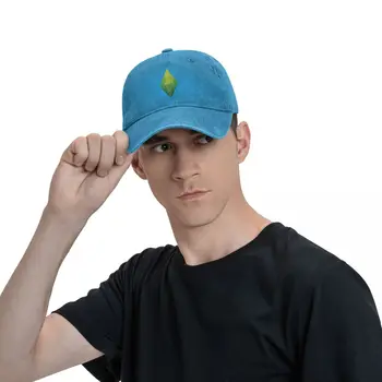 Бейзболна шапка The Sims Water Wahshing, тениска The Sims Plumbob, Реколта бейзболна шапка в стил ретро, мъжки шапки