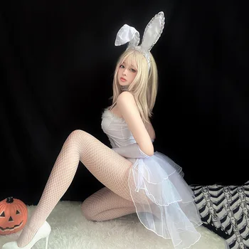 Костюм на Великденски заек, секси костюм на заек, костюм за жени, костюм на камериерка на Хелоуин костюми за Cosplay, женски секси cosplay