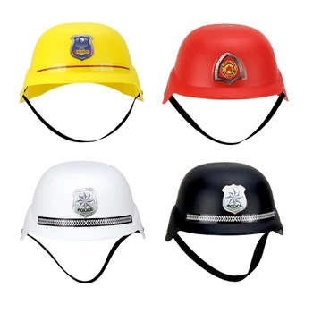 Шапка пожарникар, каска инженер, шапка, костюм на пожарникар, каска, шлем полицай, аксесоари за каска, подаръци