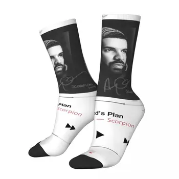 Модни дамски мъжки чорапи Drake God ' s Plan, продажба на музикални албуми, топли чорапи от памук, най-добрите подаръци