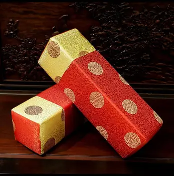 50/55/60 см Китайската древна възглавница на облегалката на подлакътник квадратна цилиндрични възглавници за дивана от червено дърво