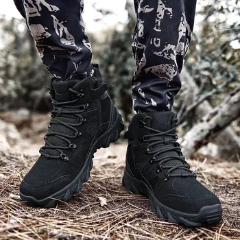 Есенна дизайнерски обувки за мъже, тактически военни обувки, мъжки обувки, dr. обувки за войски започнаха, dr. обувки за улицата