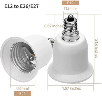 E27 E12 E14 G24Q GU24 G4 G6.35 MR16 ЕС щепсел Основание лампи Адаптер за електрически Крушки Конвертори Гнездо лампи