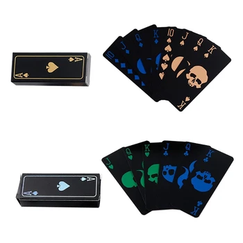2024 Нов Водоустойчив Покер, Светещи В Тъмното, Пластмасов Професионален Бар За Партита KTV Покер Карти Класически магически Трикове Творчески Покер