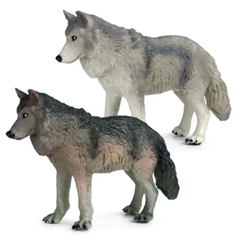 Големи фигурки волчицы, колекция от модели на горски диви животни, Образователни забавни играчки за деца, подарък за дома