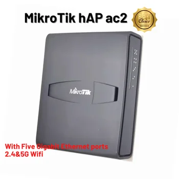 Двойна точка за достъп MikroTik-СЛУЧВА се AC2, 2.4 и 5G WiFi, 5 порта Gigabit Ethernet, RBD52G-5HacD2HnD-TC, високо качество