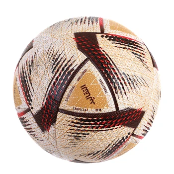 2022 Висококачествен футболна топка на официален размер 5 Материал PU, Безшевни износоустойчива Тренировъчен футболен топката Futbol Студент Bola