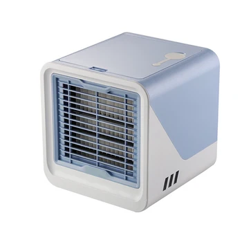 Преносим Климатик, Малък Външен Безвентиляторный Климатик, 7 Цветни Светлини Мини Охладител За Въздуха И За Офис, Спални